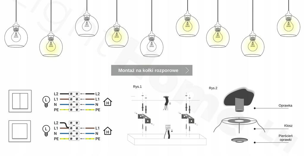 Modern Hanging Lamp Glass Balls Led Chandelier