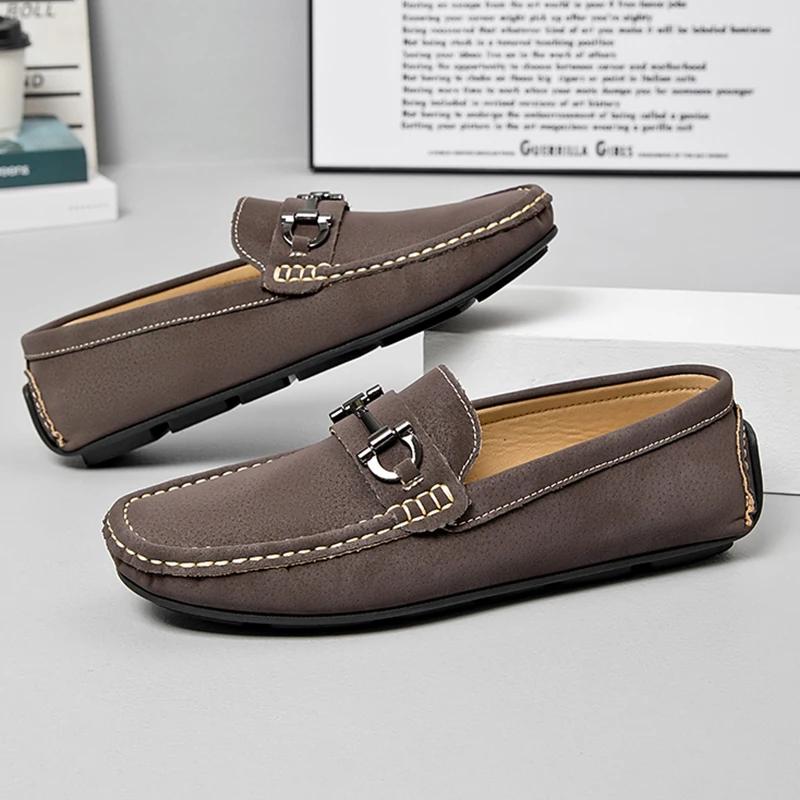 

MAEDEF Men Loafers Breathable Soft Comfortable Non Slip Driving Shoes Casual Sports Shoes Lightweight Mens Walking Boat Shoes 38