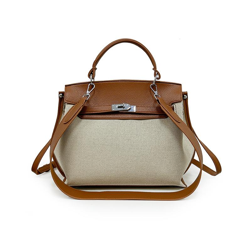 Stylish Large-capacity Platinum Bag, New High-end Textured Simple Handbag, Commuter Shoulder Messenger Bag