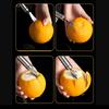 Stainless Steel Orange Peeler Creative Lemon Grapefruit Cutter with Handle Multifunctional Kitchen Fruit and Vegetable Gadget
