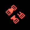 Asseccories DIY Bracelet Handmade Backpack Button Mini Buckle Dog Collar Strap Doll Bags Buckles