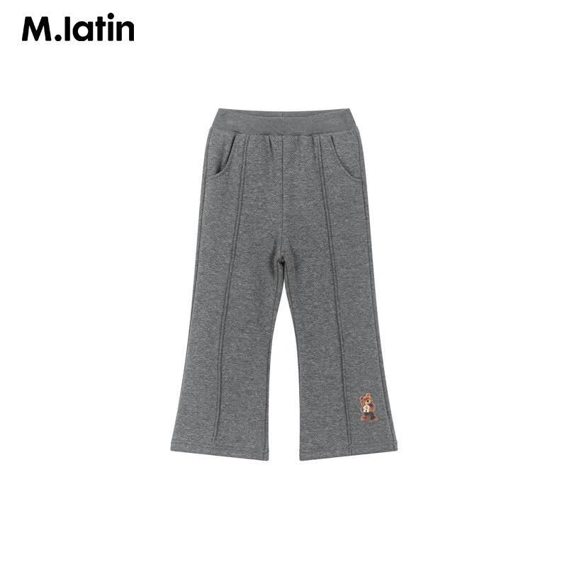 M.Latin Girls' Winter Thick Flared Sweatpants