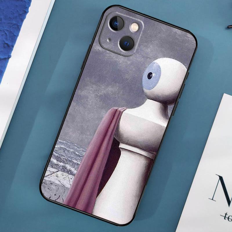 Rene Magritte Phone Case For iPhone 15 13 12 11 14 Pro Max Mini X XR XS MAX SE 2020 7 8 Plus Back Cover