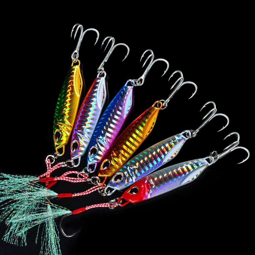 Metal Jig 10g 15g 20g 30g 40g 50g Shore Casting Jigging Spoon Lead Sea Cast Sea Fishing Lure Artificial Bait Tackle