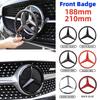 1ks 188mm 210mm ABS Auto Přední Maska Znak Nálepka Kryt Emblem Pro Mercedes Benz Třída A/B/C/E/S GLA CLA GLE GLK CLK CLS GLS GLC