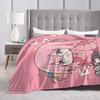 Bocchi the Rock Plush Blankets Girls Boys  Flannel Throw Blanket For Couch Chair Sofa Soft Custom Quality Bedspread Gift Idea
