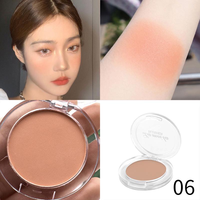 

6 цветов профессиональные натуральные румяна для макияжа косметический цвет щек