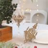 Funkelnder Acryl-Kristall-Kronleuchter Anhänger Schmuckstück Weihnachtsbaum Dekoration Top-Angebot