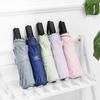 10-Rib Artistic Japanese-Style Dual-Use Folding Umbrella for College Students, Suitable for Two People, Unisex Sun Umbrella with Uv Protection