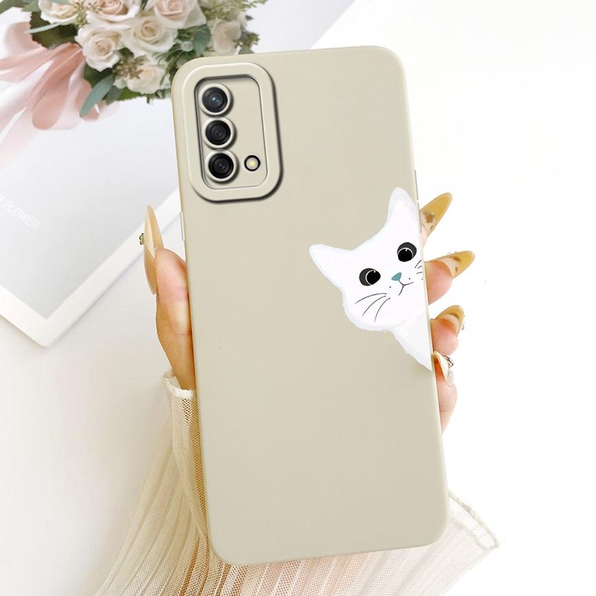 Case For OPPO A74 4G Cover A95 4G CPH2365 Lovely Cartoons Painting Soft Back Cases For OPPO F19 F 19 S Phone Len Proective Capa