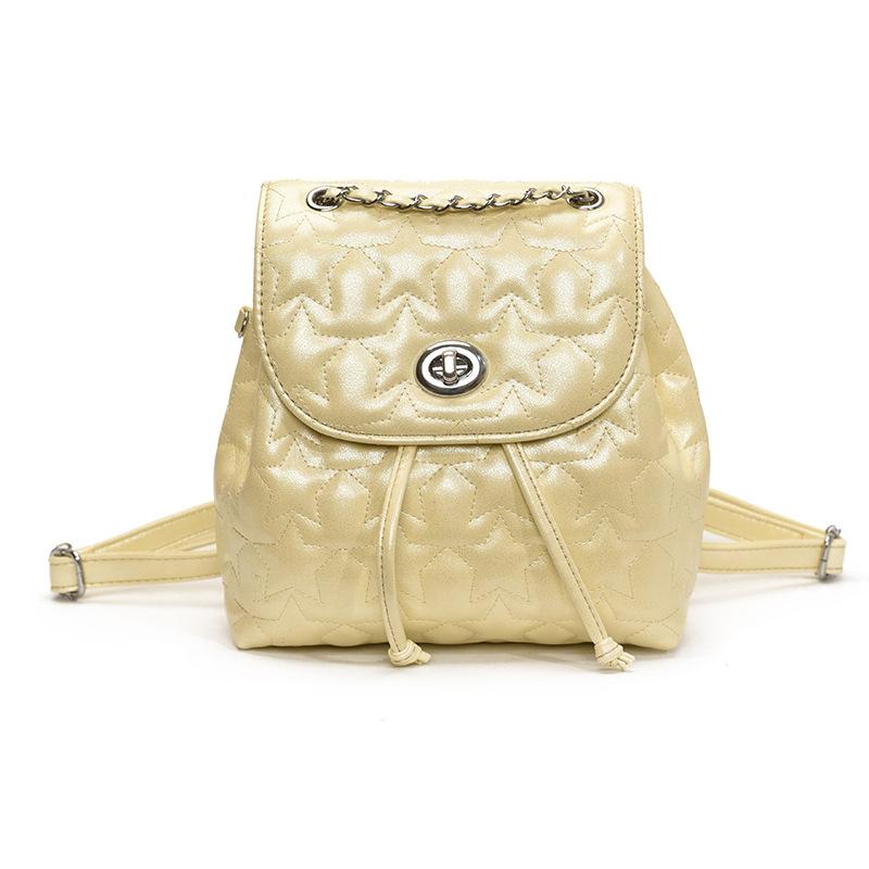 Bags Women's Bags Summer 2025 New Small Fragrant Wind Diamond Backpack Fashion Versatile Travel Bucket Bag Tide