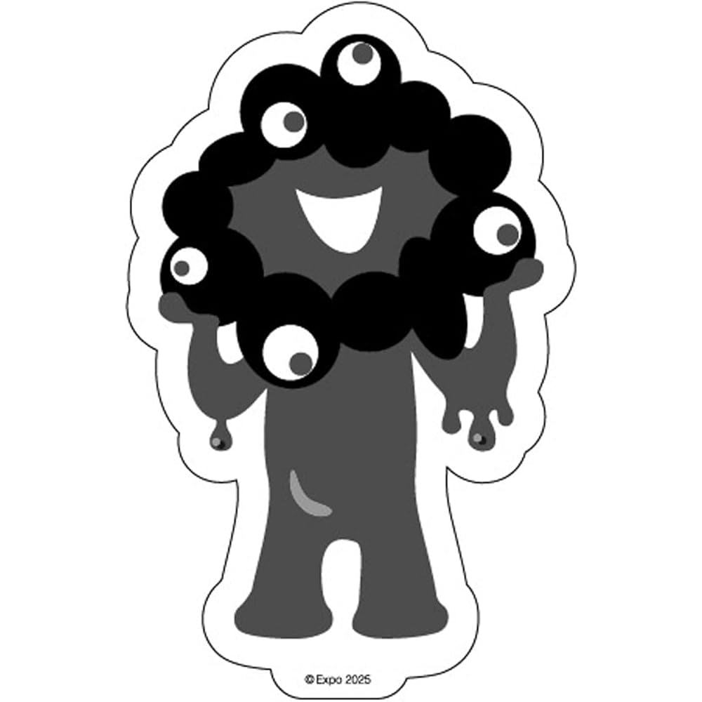 Expo2025 Myakumyaku Character Sticker Myakumyaku03 Decorative Vinyl Sticker
