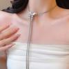 Star Y2K Tassel Necklace Sweet Women's Choker Adjustable Butterfly Necklace  Party