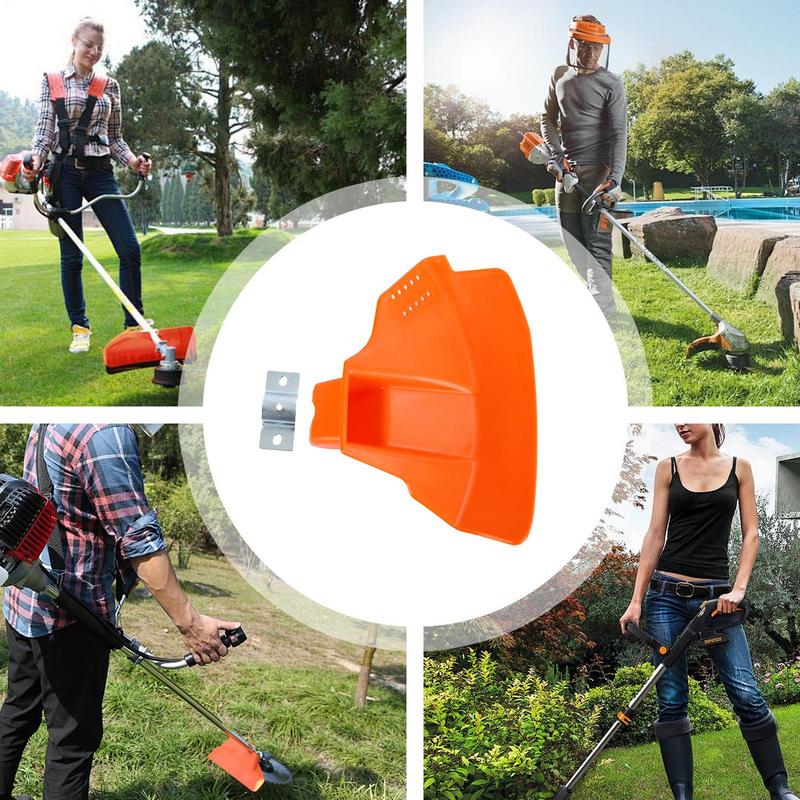 Universal Brush Cutter Shield Grass Trimmer Guard Protection Cover Mower Grass Guard Tools Garden Repair Maintenance Tools