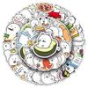 50 Cute Self-Deprecating Bear Stickers for Cartoons, Phones, Notebooks, and Planners