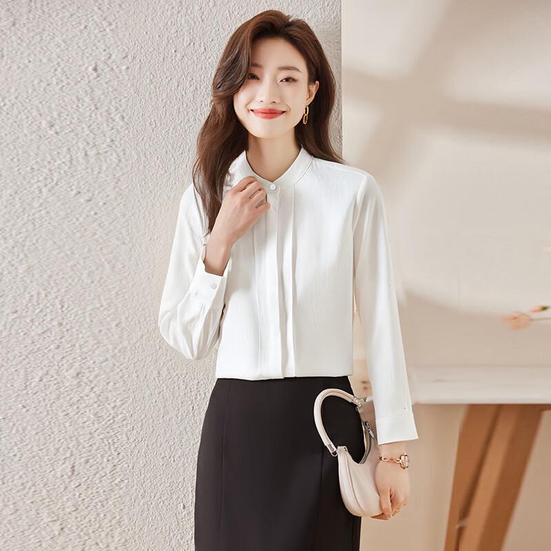 Women's New Chinese Style Stand Collar Long Sleeve Shirt