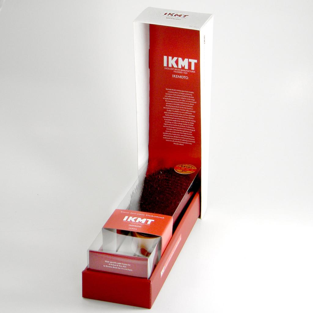 Ikemoto Brush Clothes Brush IKMT Fiber Blend and Natural Bristle Clothes x Made in Japan / (Ikemoto) Anti-Static Brush, 7.1 27.4 cm, IKC3623,