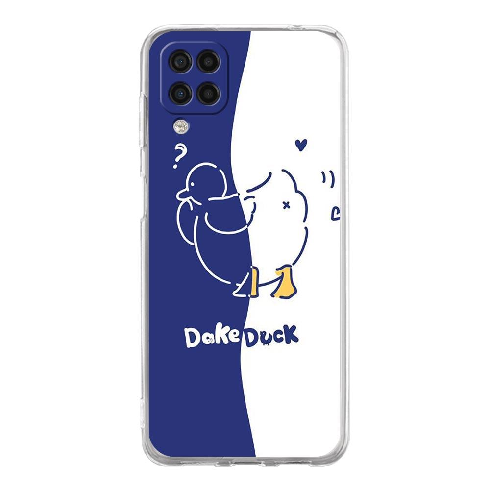 

Чехол для телефона Duck Art для Samsung Galaxy A13 A51 A71 A21S A12 A11 A31 A52 A41 A23 A53 A73 A32 5G A03S Прозрачный силиконовый мягкий чехол Samsung A13