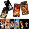 Cover for Apple iPhone 16 15 14 Plus 13 12 Mini 17 Pro Max + ProMax 16E Air 16+ 15+ Phone Case Luffy One Piece Portgas D Ace