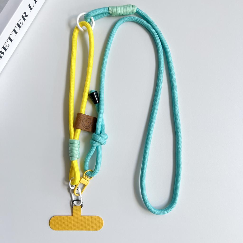 Simple Two-in-one Mobile Phone Lanyard, Crossbody Strap, DIY Wrist Short Rope, Multi-Functional Adjustable Fancy Lanyard
