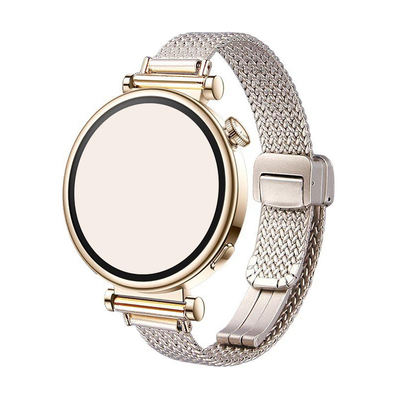 18mm Metalowy Pasek Kompatybilny z Huawei Watch GT5 GT4 41mm/GT5pro 42mm Luksusowy Damski Pasek do Huawei Watch 5 42mm