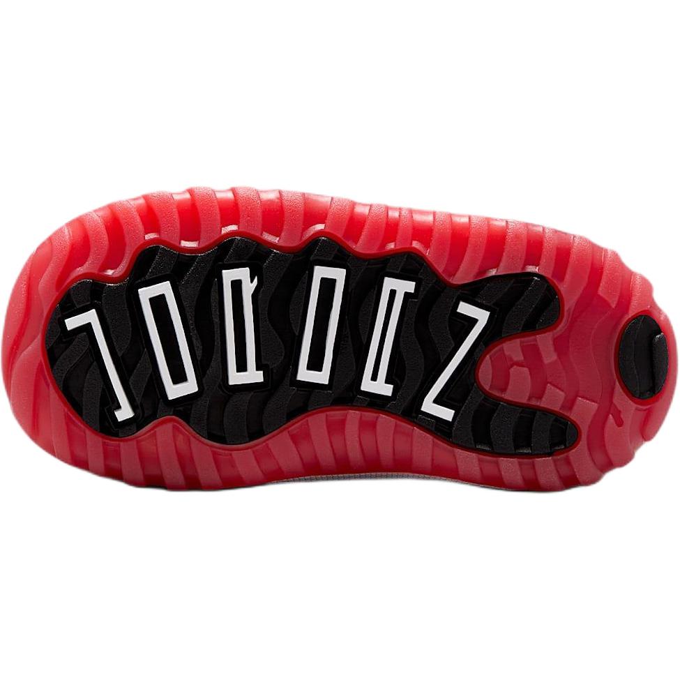 Air Jordan 11 Retro Low TD Bred 2025 Baby Sneakers Black White Varsity-Red FV5120-006