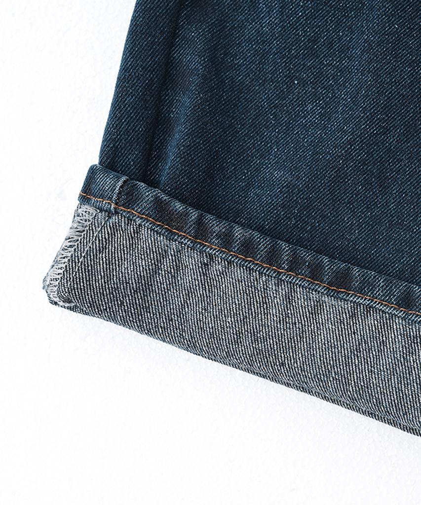 Descheuis Everyday Washed Relaxed Denim Pants Deep Blue (Type A)