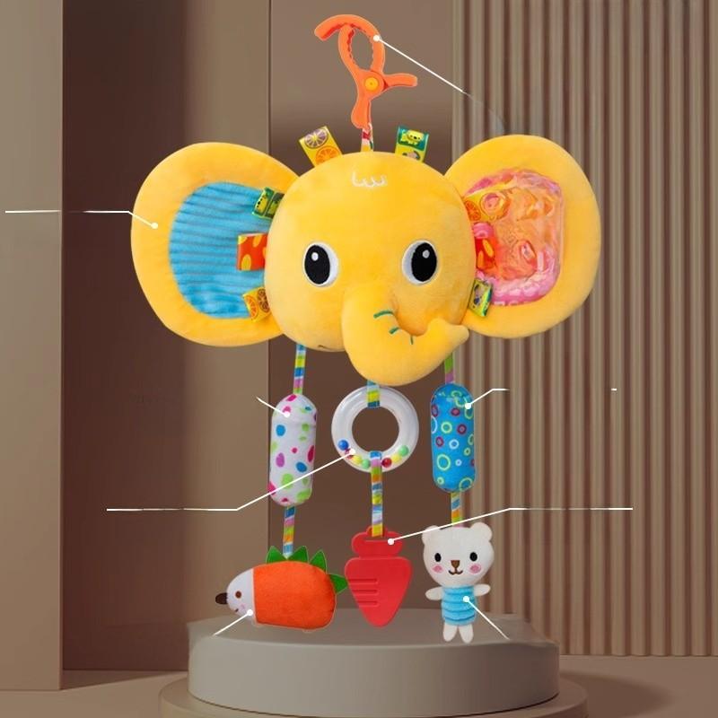 Baby Carriage Hanging Bell With Metal Toy For Infant Stroller And Bed Decor