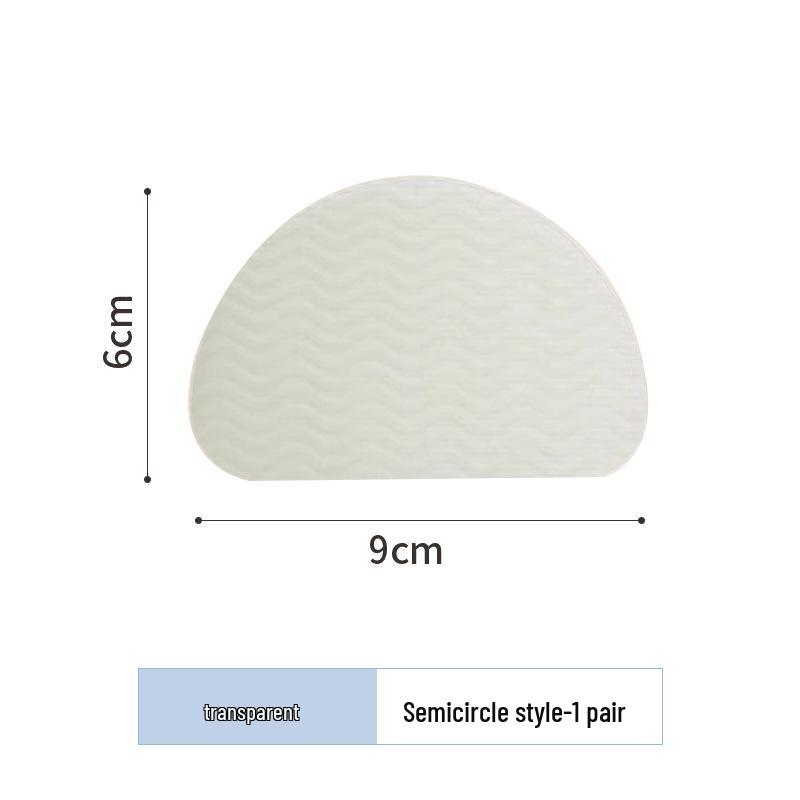 Water Ripple Non-Slip Silicone Heel Stickers