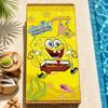 Beach Towels cute b-b-BobS-s Soft fun Quick Dry Pool cartoon s-S-S-SpongeS-eS bathing Towel Travel Gym Spa Camp sport face Gift