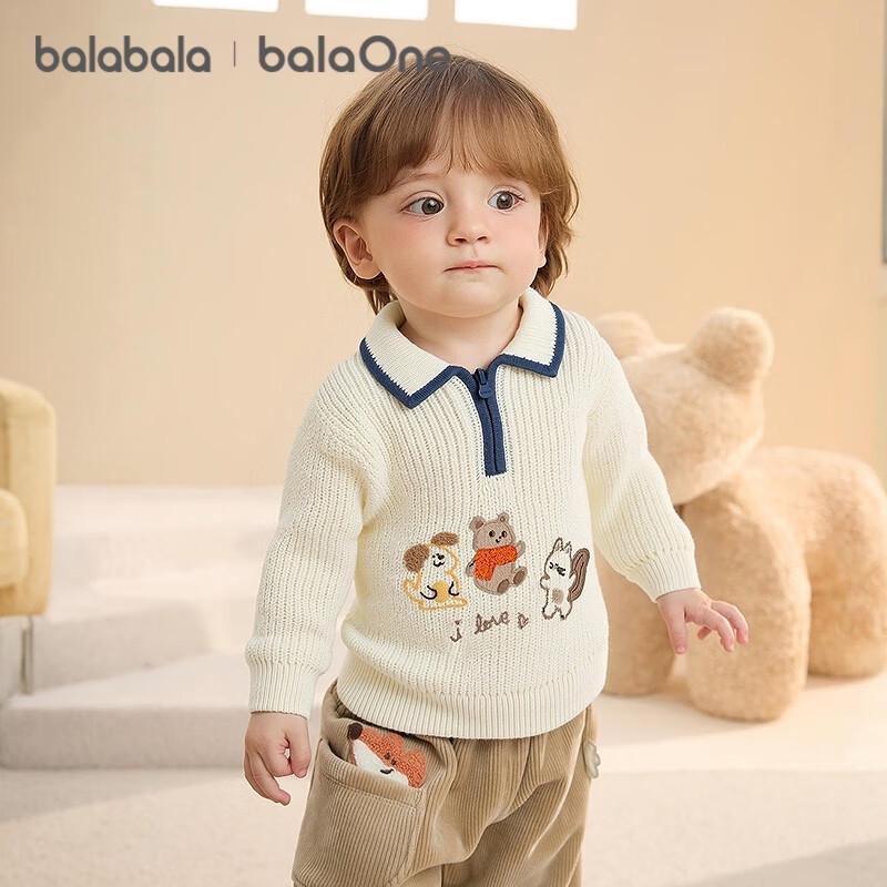 Balabala Girls' Winter Knit Pullover Sweater