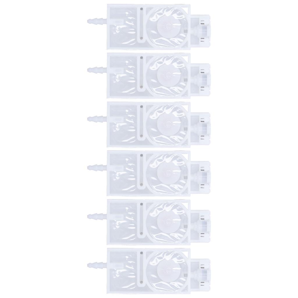 6Pcs Ink Damper Solvent Inkjet Head Rectangular PP Damper Replacement for XP600 Printer