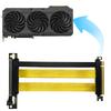PCI-E16X Riser Cable Graphics Card Extension Cable for RTX 4090/5090 & RX 7900 XT Bendable PCIE5.0 Mounting Adapter Cable