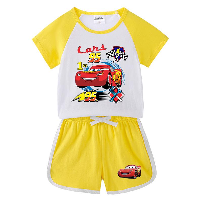 2025 Kids' Summer Outfit: Boys and Girls T-shirt & Shorts Set