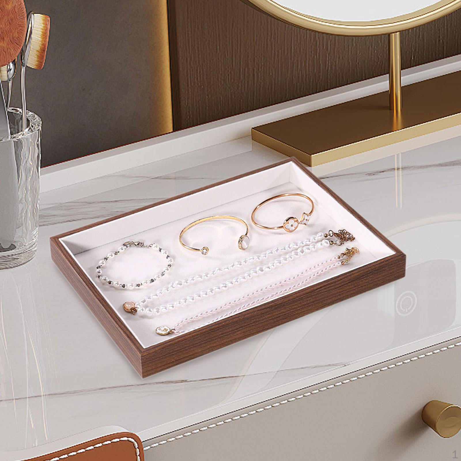 

Earring Holder Jewelry Tray Storage Box for Nightstand Office Tabletop Style C