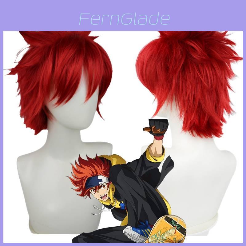 Sk8 The Infinity Kyan Reki Cosplay Wig High-quality Red Hairpiece For Cosplayers