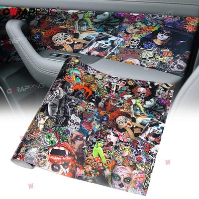 Adesivi Vinilici per Auto Wrap Impermeabili Stampa Mimetica Pellicola Autoadesiva Pellicole per Carrozzeria Auto Tuning Accessori Auto Motociclette