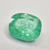 GREEN Emerald Natural COLOMBIAN 7 Ct Cushion Shape CERTIFIED Loose Gemstone