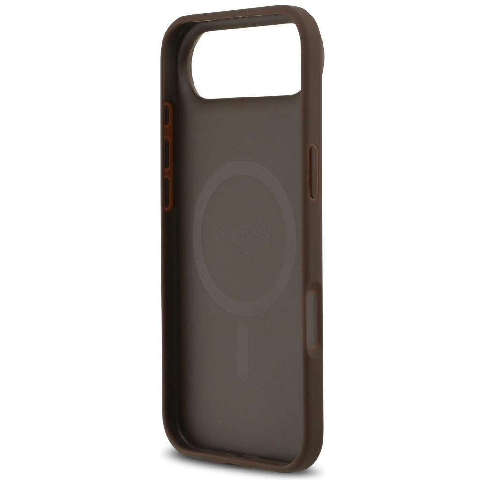 Guess 4G Circle Classic Logo MagSafe case for iPhone Air brown