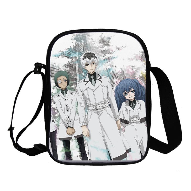 New Teen Crossbody Bag Ghoul Peripheral 3D Printing Full Color Double Shoulder Bag