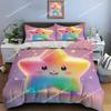 Cute Cartoon Stars Print Bedding Set Adult and Kids Bedding Set Luxury Children's Gifts Home Textileextile Luxury Gift