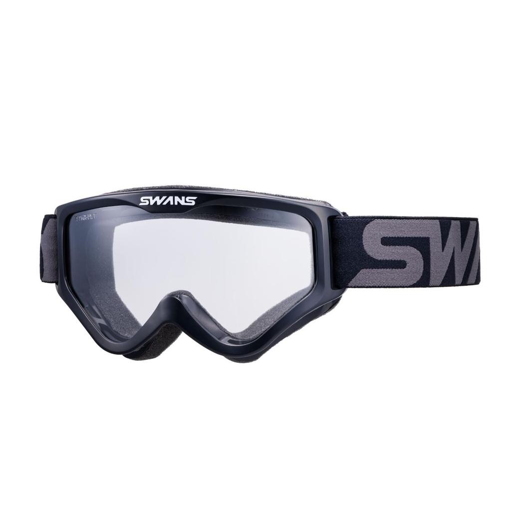 Swans Motorcycle Made in Black x for Dirt and Glasses Compatible MX-797-PET BK/G Goggles, Japan, Gray, Bikes, Motocross, Off-Road Use,