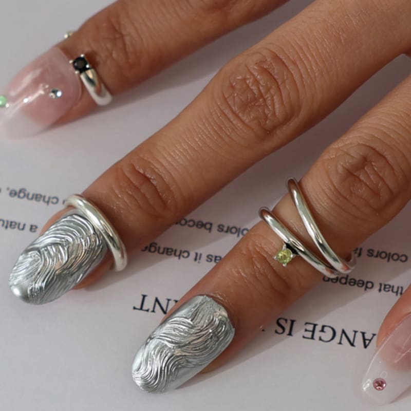 BRILLPIECE Mono Nail Ring