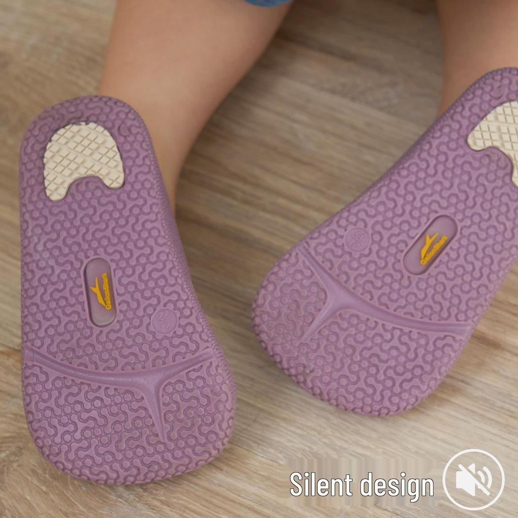 Golden Shark Kids' Wide Fit Non-slip Indoor Shoes - Silent, Breathable Soft Sole for Kindergarten and Early Education.
