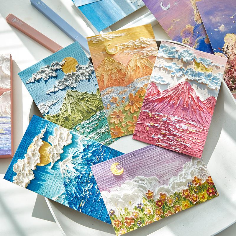 Ψίθυροι των Τεσσάρων Εποχών: Σετ Καρτ Ποστάλ με Ελαιογραφίες (30 κάρτες)