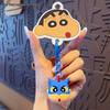 Genuine Crayon Shin-chan Kung Fu Keychain Backpack Pendant Anime Doll