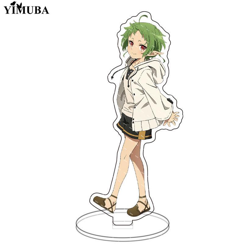 Anime Mushoku Tensei: Jobless Reincarnation Stand Model Plate Roxy Migurdia Acrylic Figures Desk Decor Cosplay Anime Lovers