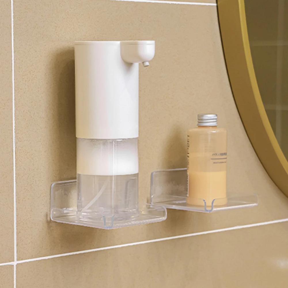 1/2Pcs Clear Acrylic Webcam &Router Hanging Holder Living Room Small Items Display Rack Shower Caddy No Drilling Shelf Organizer
