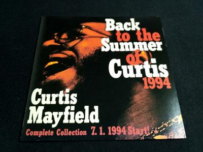CD CURTIS MAYFIELD - Special Sampler Summer Of 1994 Issu PR896 Jimco Records 1994 Japan Soul/Funk Used
