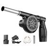 5 Speed Handheld Air Blower 12V Lithium Powered Rechargeable Design For Barbecue Fire Starting And Electronics Cleaning